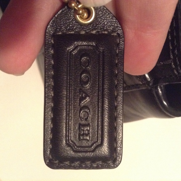 Coach Hampton 11047 Black Leather Satchel Handbag - Picture 8 of 8